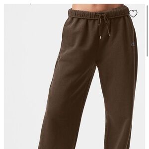 ALO Yoga Espresso Brown Straight Leg Pants